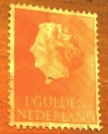 Stamps Netherlands -  Queen juliana type profile