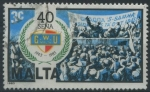 Stamps Malta -  S634 - 40 Aniv. Unión General de Trabajadores