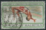 Stamps : Africa : Mauritius :  S753 - 8º Campeonatos Atleticos Africanos