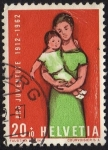 Stamps Switzerland -  PRO-JUVENTUTE 1912-1962