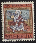 Stamps : Europe : Switzerland :  PRO-PATRIA 1966