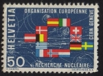 Stamps : Europe : Switzerland :  ORGANISATION EUROPÉENNE   CERN GENEVE