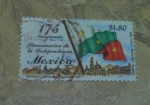 Stamps America - Mexico -  175 aniversario consumacion de la independencia