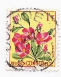 Stamps Africa - Republic of the Congo -  flores