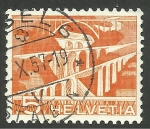 Stamps : Europe : Switzerland :  Helvetia, puentes