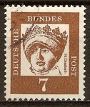 Stamps Germany -  Alemanes destacados- Elisabeth von Thüringen(condesa)