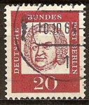 Sellos de Europa - Alemania -  Alemanes destacados- Johann Sebastian Bach(compositor)