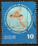 Sellos de Europa - Alemania -  Campeonato del Mundo de Pentatlón Moderno - Leipzig 1965(DDR)
