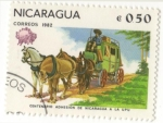 Sellos de America - Nicaragua -  Centenario Adhesion de Nicaragua a la UPU
