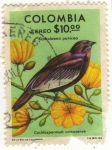 Stamps : America : Colombia :  Xioholaena Punicea · Cochlospermum Orinocense