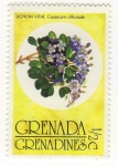 Stamps : America : Grenada :  LIGNUM VITAE  Guaiacum Officinale