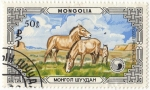 Stamps Mongolia -  EQUUS PRZEWALSKII