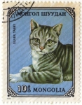 Stamps Mongolia -  SILVER TABBY