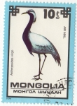 Stamps : Asia : Mongolia :  Anthropoides Virgo