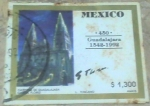Stamps Mexico -  450 años de la fundacion de la ciudad de guadalajara 