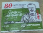 Stamps Mexico -  80 anniv. De la mexicanizacion ferrocarrilera 