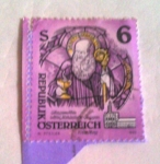 Stamps Austria -  Art from monestries