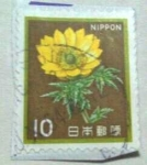 Sellos de Asia - Jap�n -  Amur adonis  flor