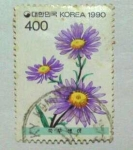 Sellos de Asia - Corea del sur -  Flores
