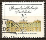 Stamps Germany -  Edificios en Berlin.-Vieja biblioteca,1774-1780.DDR