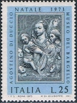 Sellos de Europa - Italia -  NAVIDAD 1973. Y&T Nº 1161