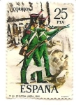 Stamps Spain -  soldados