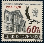 Sellos de Europa - Checoslovaquia -  25 aniversario del Kosice Programa del Gobierno