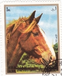 Stamps United Arab Emirates -  Sharja-caballo