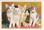 Stamps Equatorial Guinea -  gatos europeos