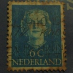 Stamps : Europe : Netherlands :  Queen juliana type en face