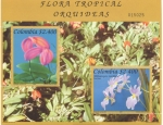 Stamps : America : Colombia :  Flora Tropical.Orquideas
