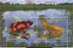 Stamps : America : Colombia :  Rana Cocoy, Rana Tigre