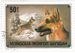 Sellos del Mundo : Asia : Mongolia : Perros
