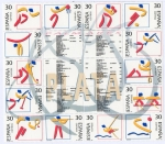 Stamps Europe - Spain -  3364/77- Deportes. Olímpicos de Plata. Varios deportes.