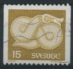 Sellos de Europa - Suecia -  S1173 - Serpiente enroscada, hebilla de bronce