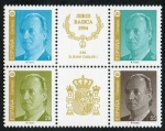 Stamps Spain -  3305A/08A- S.M. DON JUAN CARLOS I. Hojita con los cuatro sellos.