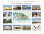 Stamps Spain -  3173/87- Exposición Universal de Sevilla EXPO'92. Minipliego.