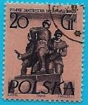 Stamps Poland -  Monumento a la hermandad de armas en Varsovia