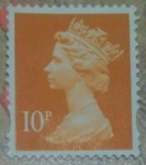 Stamps United Kingdom -  Queen elizabeth ll