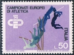 Stamps Italy -  CAMPEONATO DE EUROPA DE ATLETISMO EN ROMA. Y&T Nº 1181