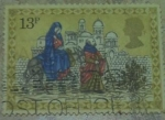 Stamps United Kingdom -  Maria y jose viaje a belen
