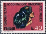 Stamps : Europe : Italy :  CINCUENTENARIO DE LA ASOCIACIÓN NACIONAL DE TIRADORES DE ÉLITE. Y&T Nº 1182