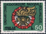 Stamps Italy -  CINCUENTENARIO DE LA ASOCIACIÓN NACIONAL DE TIRADORES DE ÉLITE. Y&T Nº 1183