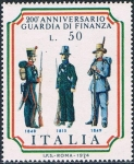 Stamps : Europe : Italy :  200º ANIV. DE LA GUARDIA DI FINANZA. Y&T Nº 1185
