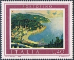 Stamps Italy -  TURISMO. CUADROS DE VANGELI. PORTOFINO. Y&T Nº 1192