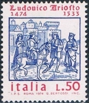 Sellos de Europa - Italia -  500º ANIV. DEL NACIMIENTO DEL POETA LUDOVICO ARIOSTO. Y&T Nº 1194