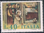 Sellos del Mundo : Europa : Italia : NAVIDAD 1974. Y&T Nº 1204