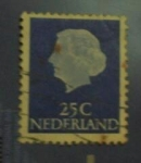 Stamps Netherlands -  Queen juliana type profile