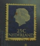 Sellos de Europa - Holanda -  Queen juliana type profile