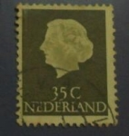 Sellos del Mundo : Europa : Holanda : Queen juliana type profile